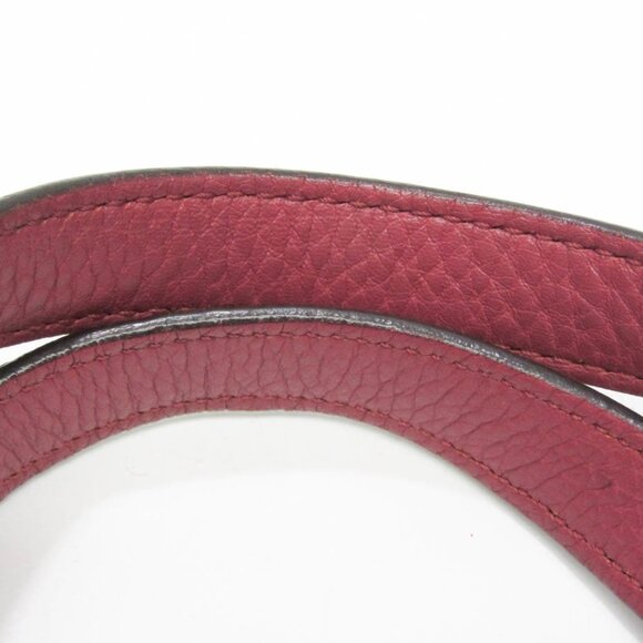 GUCCI Pink Leather Bamboo Shoulder Bag - Picture 8 of 16